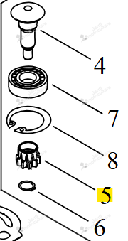 Engrenage Echo & Shindaiwa V650000730