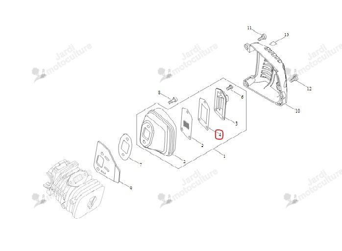 Joint De Silencieux Pour Tronçonneuse Stihl FS38, FS45, FS55 - Améliore Les Performances Et Réduit Le Bruit
