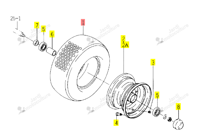 PNEU AV 16X6.50-8 ISEKI 1593-411-201-00