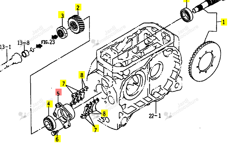 Palier Iseki 1564-301-004-30