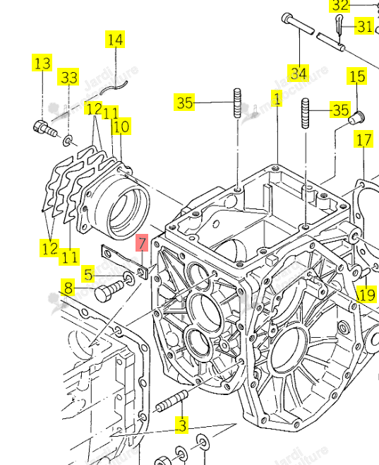 BANDE D ARRET ISEKI 1427-201-004-00