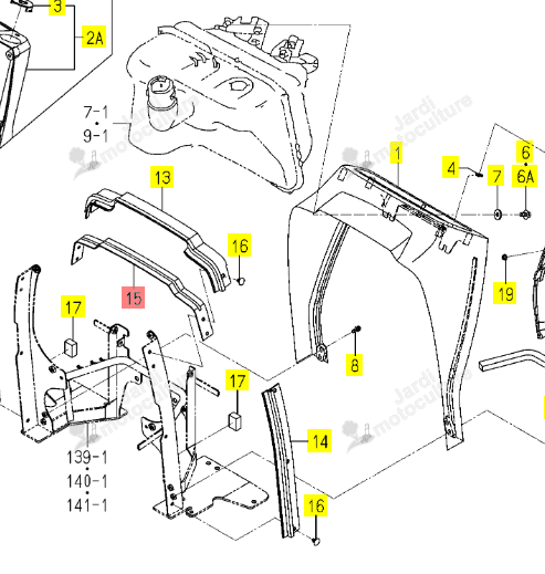 Armature ISEKI 1614-603-008-00
