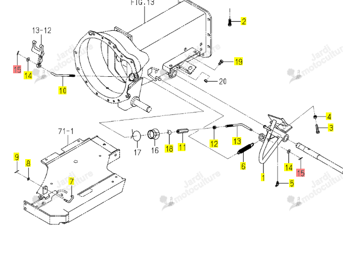 Soufflet Iseki 1434-122-005-00