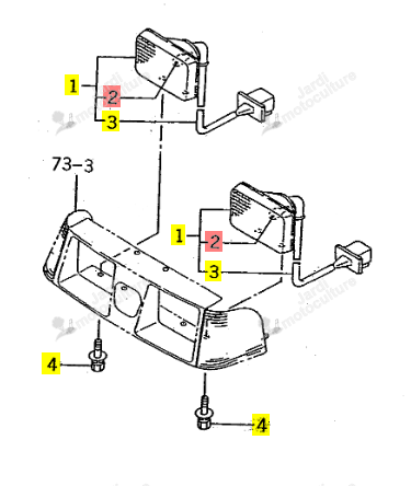Ampoule ISEKI 1444-621-251-00