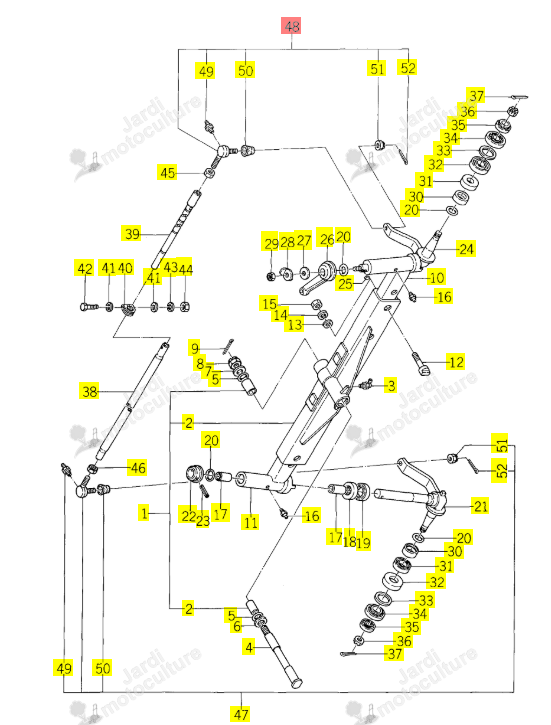 Rotule Iseki 1425-433-200-00