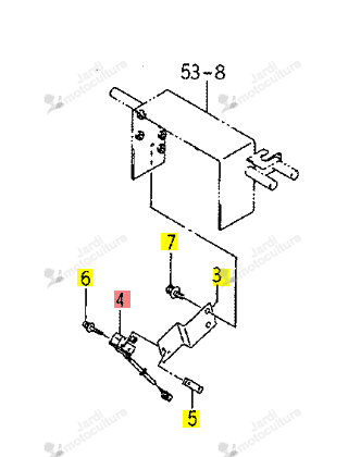 Interrupteur ISEKI 1560-664-270-00