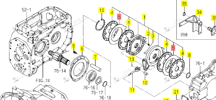 DISQUE ISEKI 1513-310-202-00