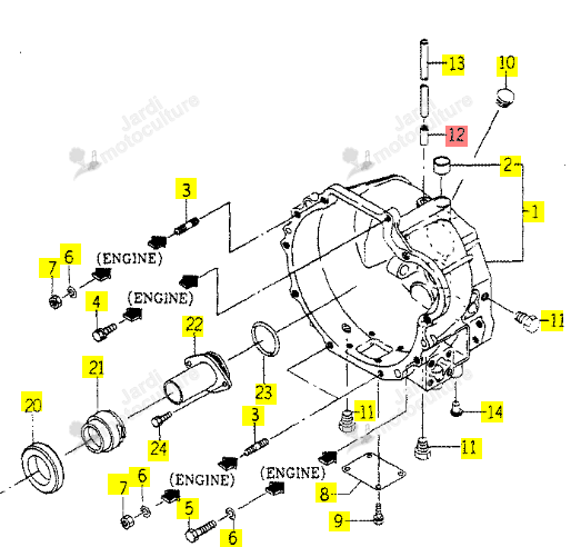 Reniflard Iseki 1544-120-008-10