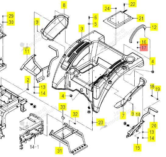 Silentbloc Iseki 1533-604-002-00