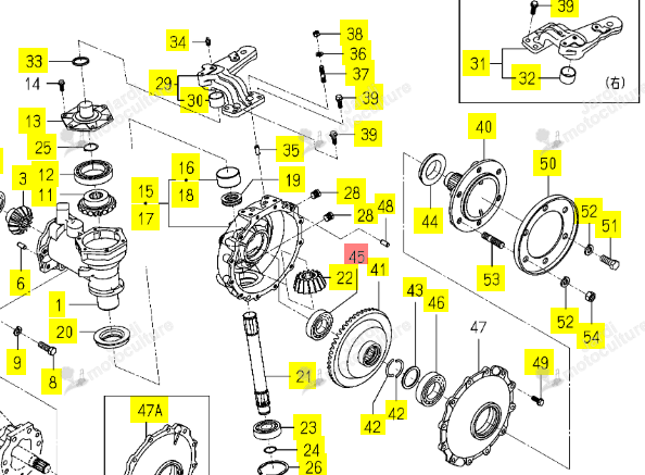 Roulement ISEKI 1560-306-001-00