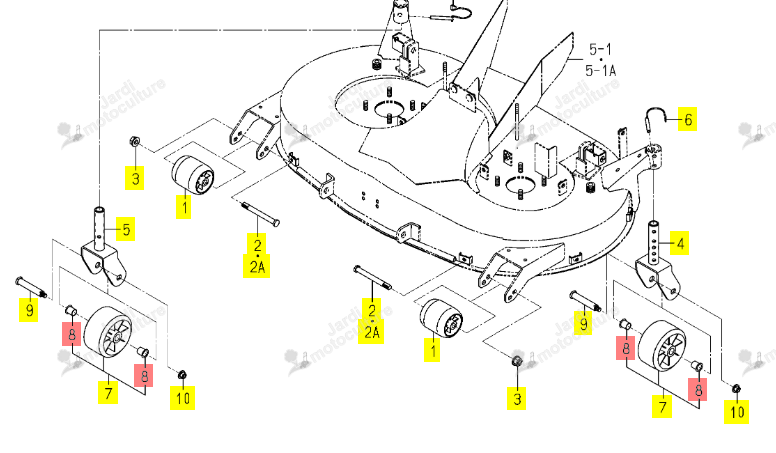 Coussinet Iseki 1560-285-006-20