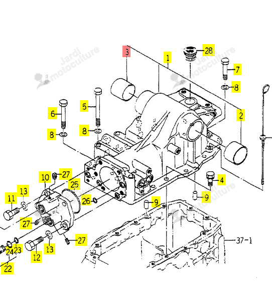 Coussinet ISEKI 1560-501-202-00