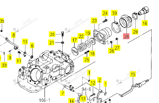 Coude Iseki 1564-510-008-10
