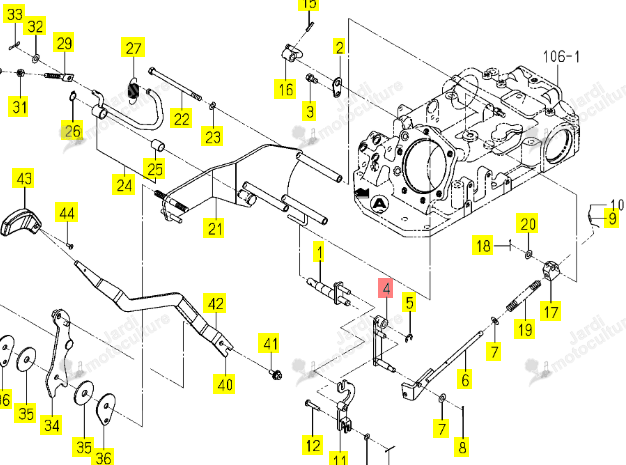 BRAS ISEKI 1564-509-250-00
