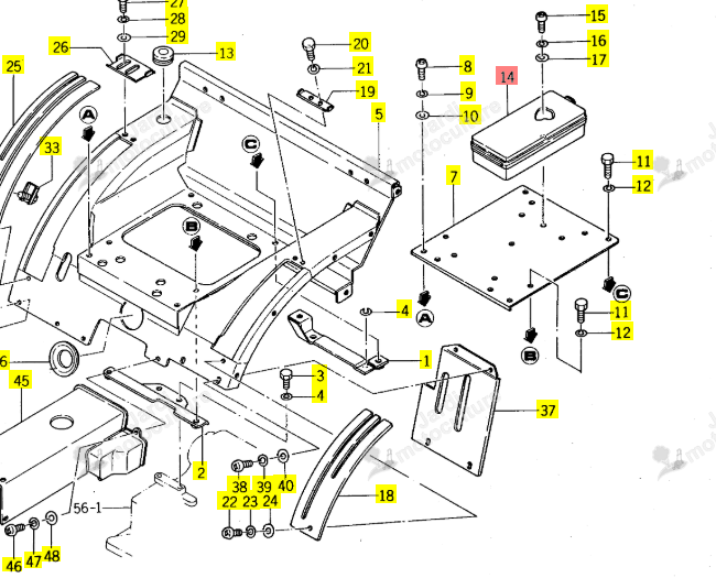 Boîte à Outils ISEKI 1444-607-002-00