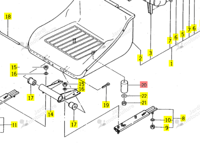 Silentbloc Iseki 1488-611-002-00