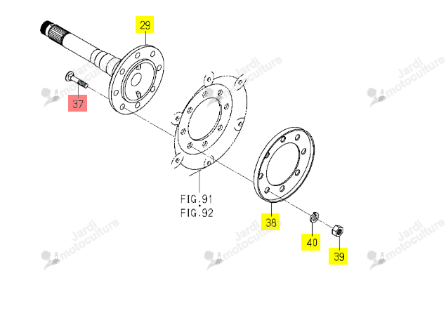 BOULON ISEKI 1443-316-011-10