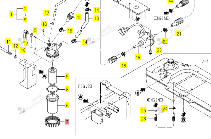 ECROU ISEKI 1444-102-204-00
