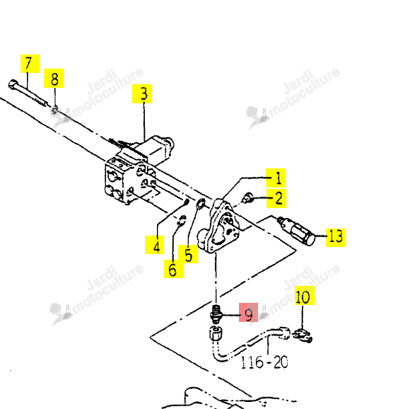 Collier Iseki 1444-410-002-10