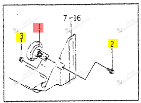 AVERTISSEUR ISEKI 1509-623-001-00