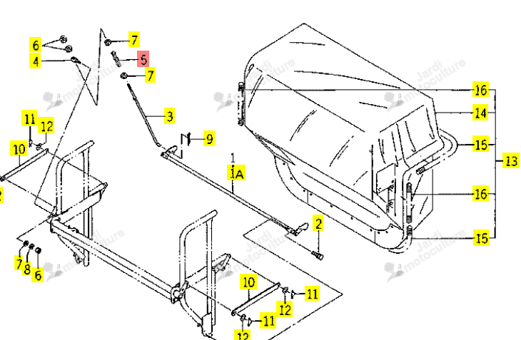 Ressort ISEKI 1373-406-002-00