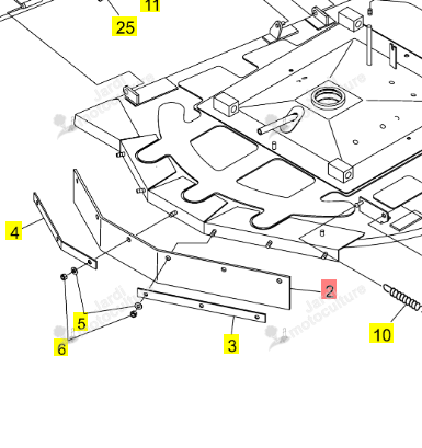 Caoutchouc Iseki 0675-740-016-0