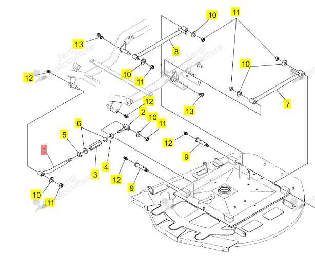 BRAS ISEKI 0675-750-200-0