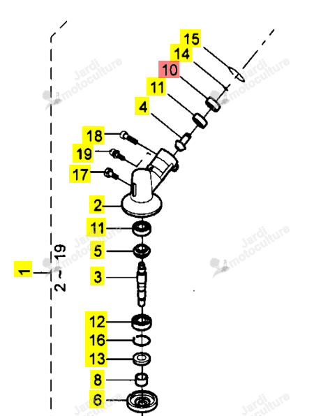 Bol Stabilisateur Iseki 11027-120