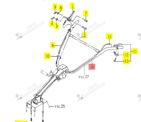 CABLE ISEKI 1103-405-200-00