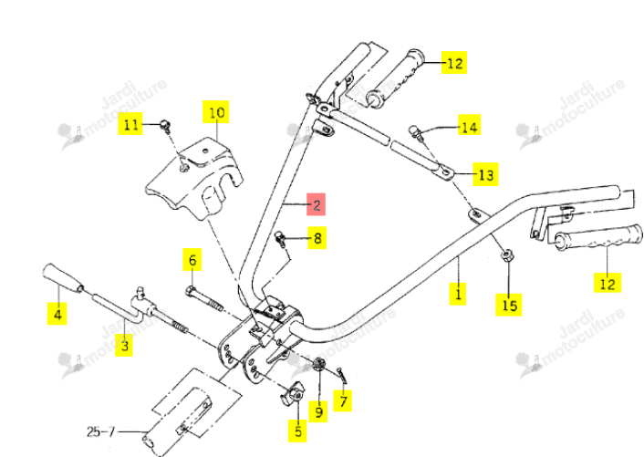 BRAS DROIT ISEKI 1110-311-330-00