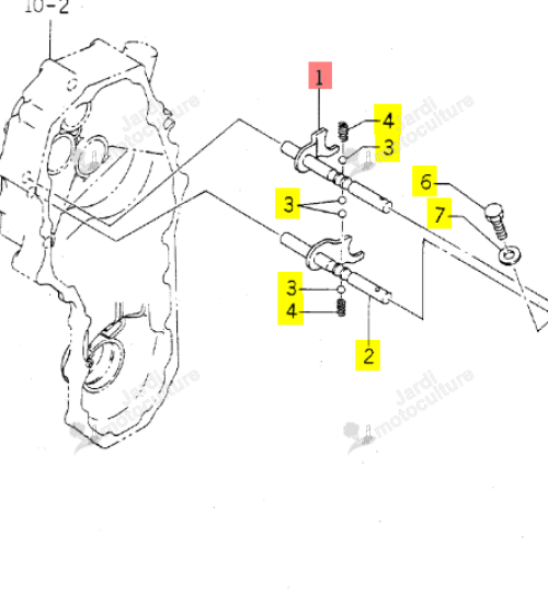 Fourchette Iseki 1110-229-200-00
