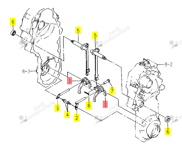 Fourchette Déclabotage Iseki 1134-230-200-00