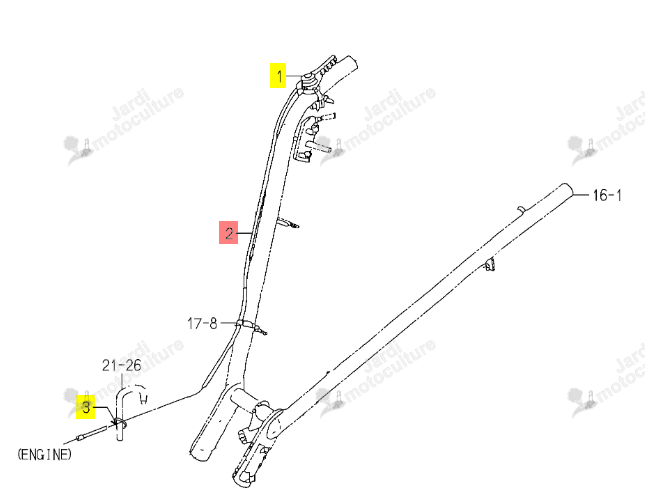 CABLE ISEKI 1112-402-220-00