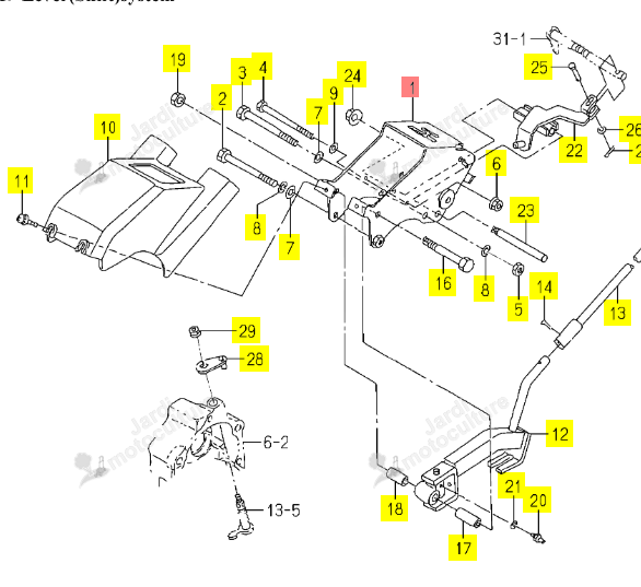Guide Fourchette ISEKI 1118-403-200-20
