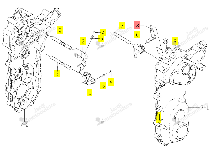 BRAS ISEKI 1105-229-200-00