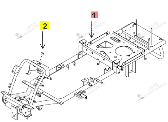 Châssis Iseki 0679-210-200-1
