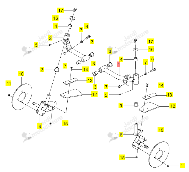 BRAS G AV ISEKI 0677-310-220-0