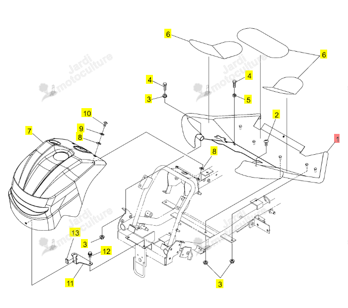 Marche ISEKI 0681-810-200-0