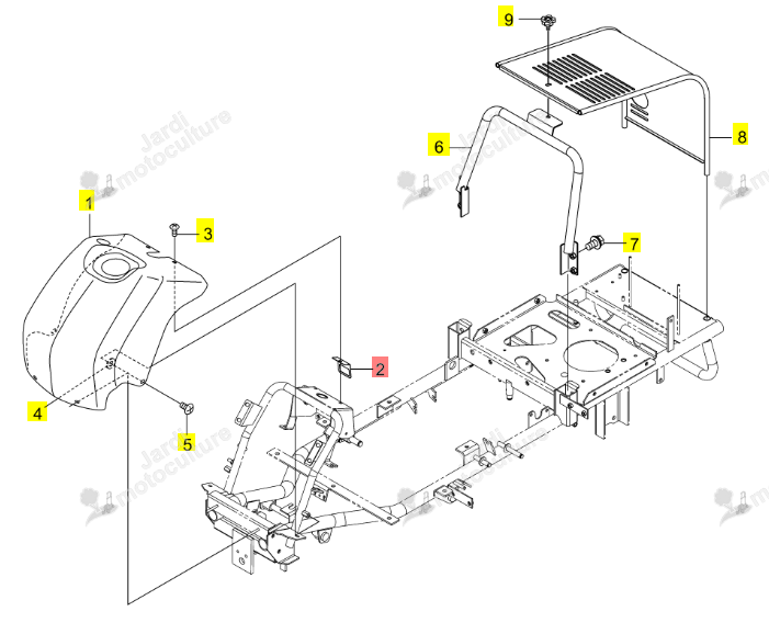 Protection Compteur Horaire Iseki 0679-820-012-0