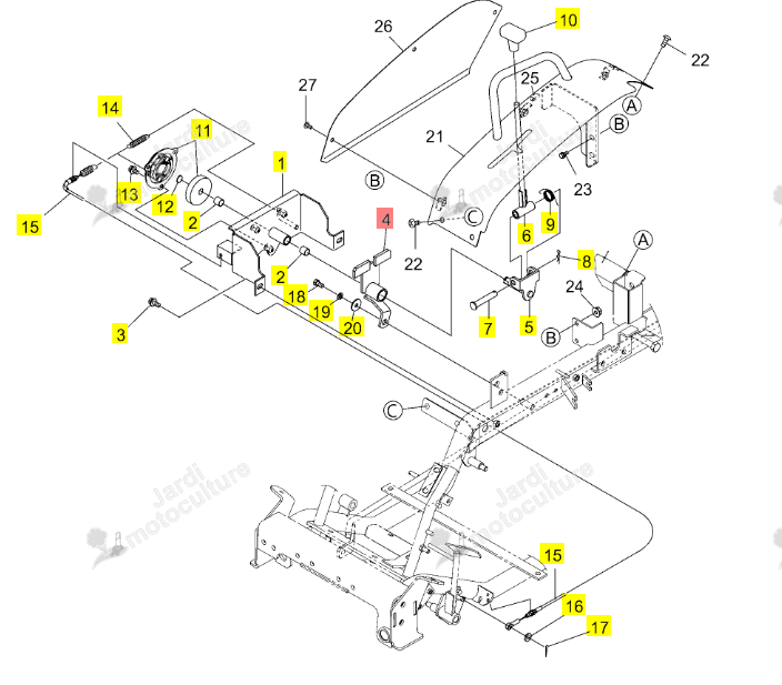 BRAS HST ISEKI 0680-611-510-0