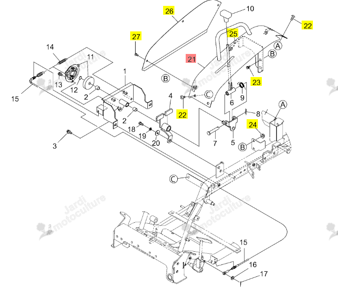 Guide HST ISEKI 0680-611-520-0