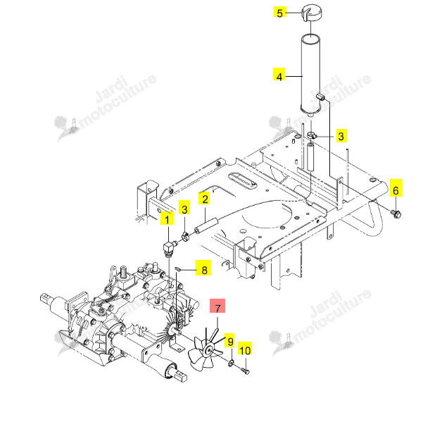 Ventilateur ISEKI 0674-111-520-0