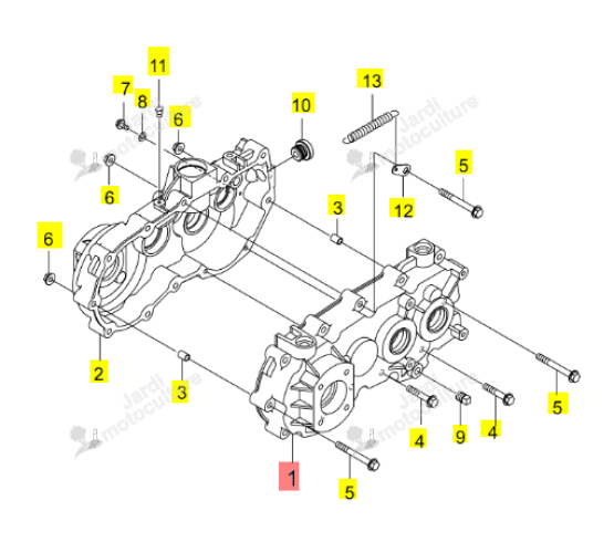 Carter Transmission Gauche Iseki 0674-111-221-0