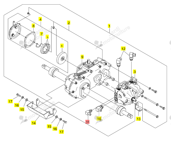 RACCORD ISEKI 0675-120-026-0