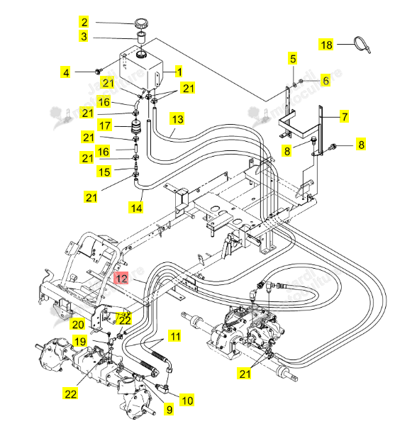 Flexible Iseki 0675-120-018-0
