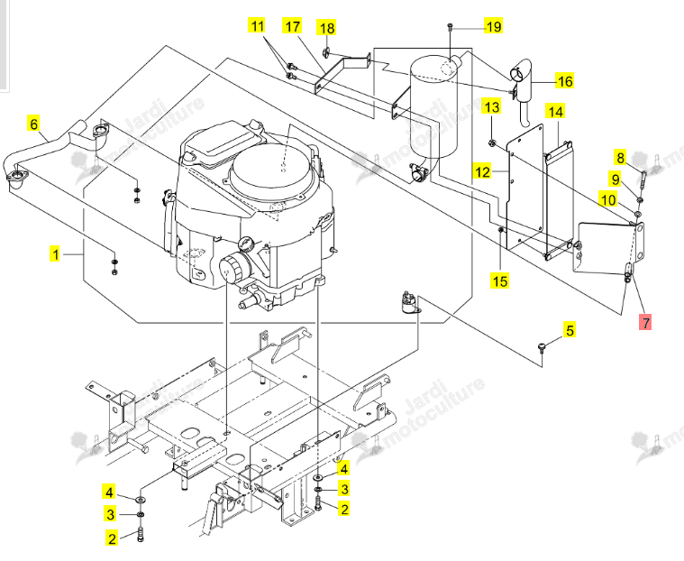 Silencieux Iseki 0675-410-200-0
