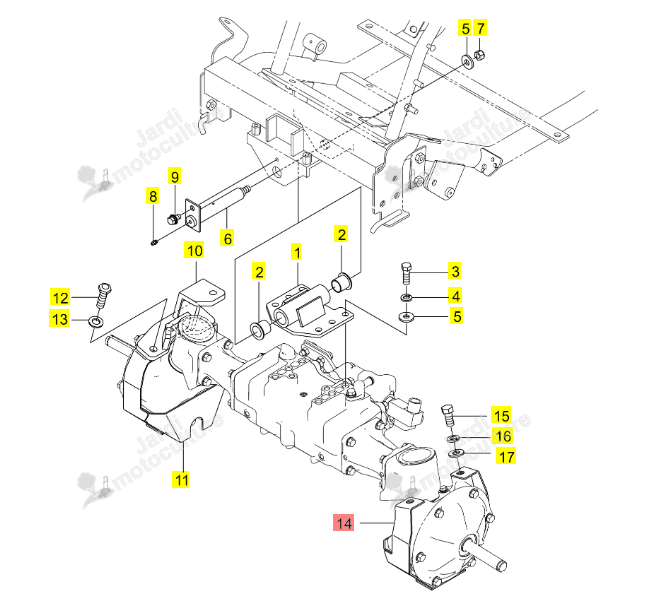 Protection Gauche Iseki 0675-160-230-0
