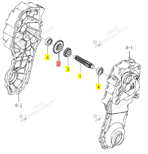Pignon 27 Dents Iseki 1157-219-012-00