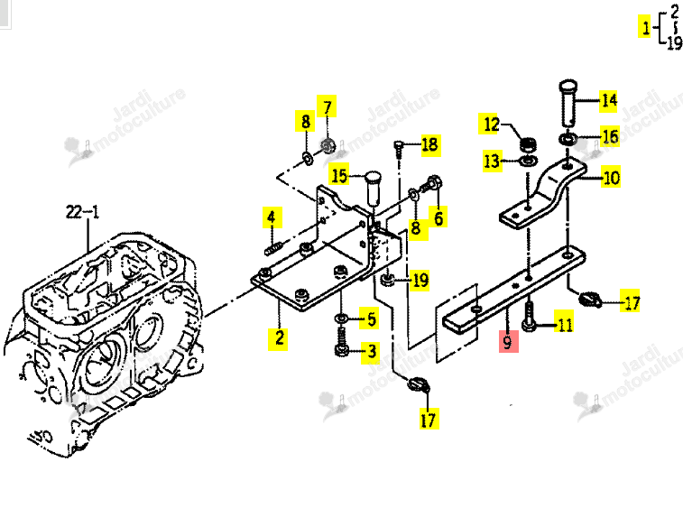 Attache Iseki 1513-247-001-10
