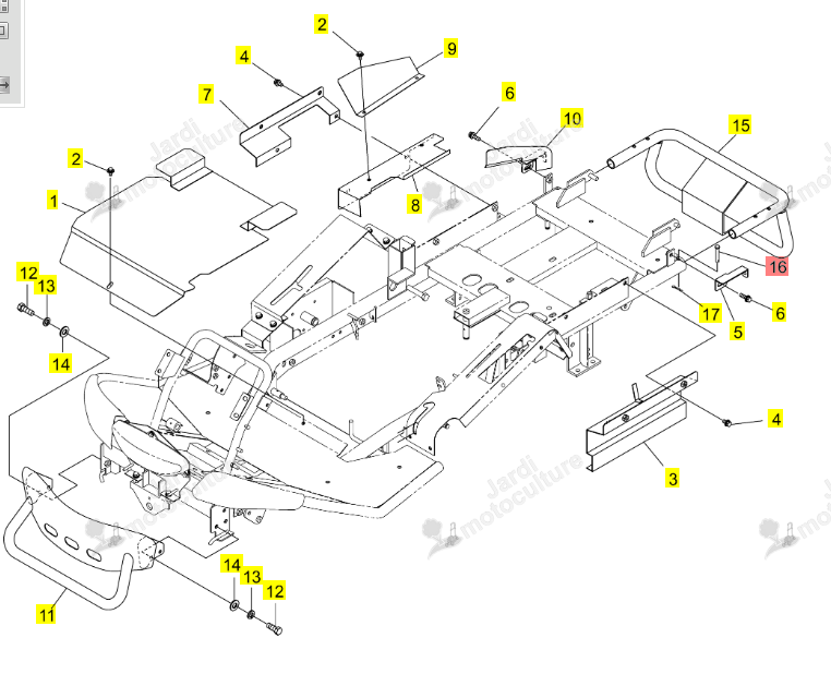 Goupille Iseki 1394-740-013-0